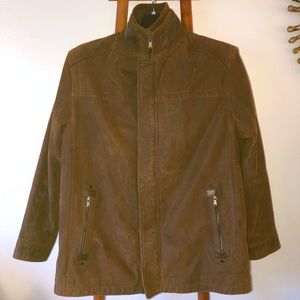 Roundtree &Yorke Men’s Suede Jacket with Removable Collar. NWOT. Size 2XT (XTL).